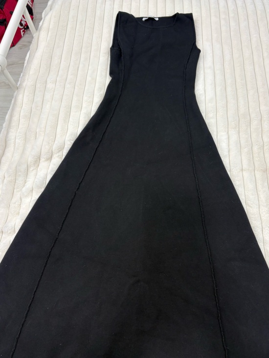 Zara Dresses & Skirts - Zara Black Sleeveless Knit Maxi Dress